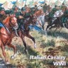Waterloo 1815 WLAP042 Italian WWI Cavalry. Includes 10 horses and 10 riders 1/72