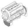 CMK 7166 Rols Royce Merlin XX British aicraft eng. WWII 1/72