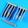 QuickBoost QB49103 F-35B Lightning II pylons & missile launchers 1/48