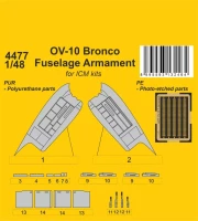 CMK SP4477 OV-10 Bronco Fuselage Armament (ICM) 1/48