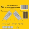 CMK SP4477 OV-10 Bronco Fuselage Armament (ICM) 1/48