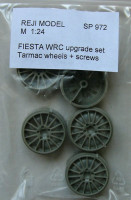 Reji Model 972 Fiesta WRC - Tarmac wheels+screws (upgr.set) 1/24