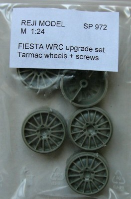 Reji Model 972 Fiesta WRC - Tarmac wheels+screws (upgr.set) 1/24