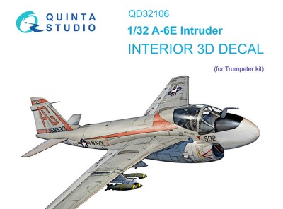 Quinta Studio QD32106 A-6E Intruder (Trumpeter) 1/32