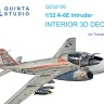 Quinta Studio QD32106 A-6E Intruder (Trumpeter) 3D Декаль интерьера кабины 1/32