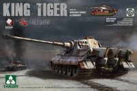 Takom 2047 Немецкий тяжёлый танк Sd. Kfz.182 «King Tiger» с башней Henschel Zimmerit и полный интерьер [Pz.Abt.505 special edition] 1/35