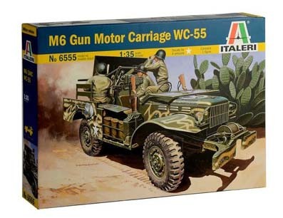 Italeri 06555 M6 Gun Motor Carriage WC-55 1/35