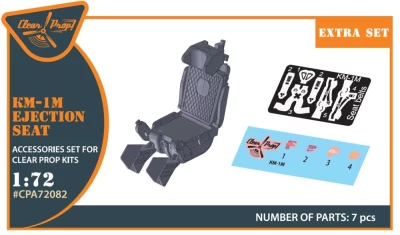 Clear Prop CPA72082 KM-1M Ejection seat (CP and other kits) 1/72