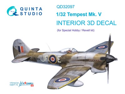 Quinta studio QD32097 Tempest Mk.V (Special Hobby/Revell) 1/32