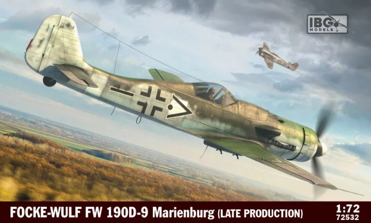 IBG Models 72532 Focke-Wulf Fw 190D-9 Marienburg Late Product. 1/72