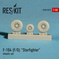 ResKit RS48-0010 F-104 (F/G) "Starfighter" wheels set 1/48