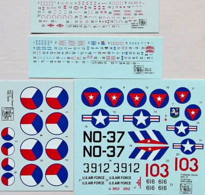 HM Decals HMD-48006 1/48 Decals MiG-15 in the Cold War - Part 1