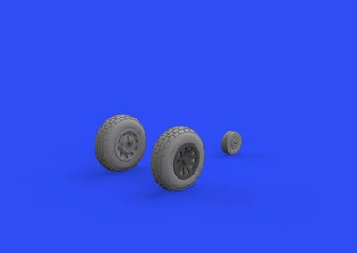 Eduard 648505 BRASSIN 1/48 P-51D wheels block tread (EDU)