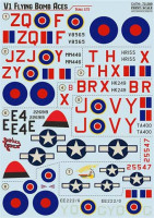 Print Scale 72-288 V1 Flying Bomb Aces (wet decals) 1/72