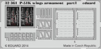 Eduard 32361 P-51K wings armament