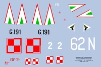 Weikert Decals 702 Markings on the PZL P.11 A fighter plane 1/72