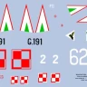 Weikert Decals 702 Markings on the PZL P.11 A fighter plane 1/72