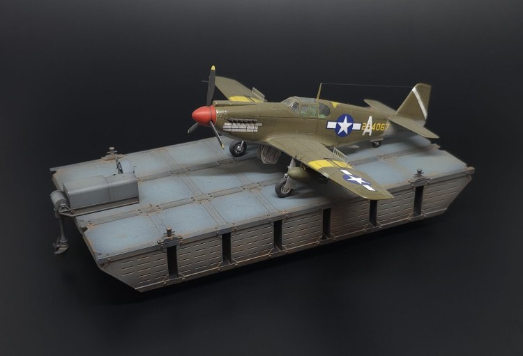 Brengun BRS-72027 US Navy Seabees NL pontoon barge (resin kit) 1/72