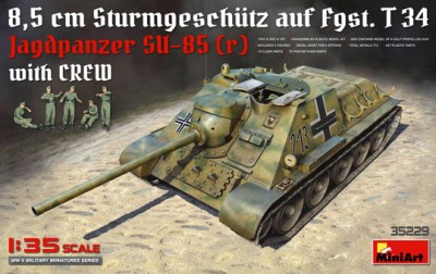 Miniart 35229 Jagdpanzer Su-85 [r] обр.1943 года 1/35