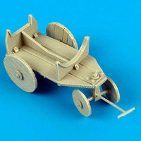 QuickBoost QB48 102 German WWII support cart for external fuel tank 1/48