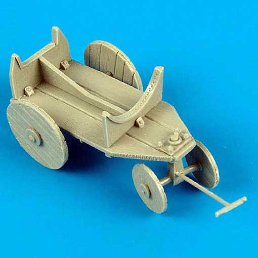 QuickBoost QB48 102 German WWII support cart for external fuel tank 1/48