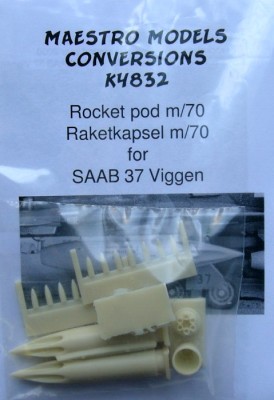 Maestro Models MMCK-4832 1/48 Rocket pod m/70