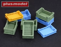 Plusmodel DP3001 Perforated Plastic Crates (3D Print) 1/35