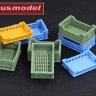 Plusmodel DP3001 Perforated Plastic Crates (3D Print) 1/35