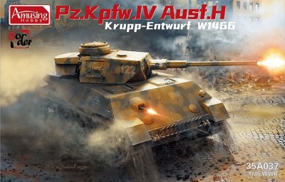 Amusing Hobby 35A037 Panzer IV Ausf.H Krupp-Entwurf W1466 1/35