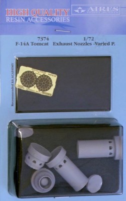 Aires 7374 F-14A Tomcat exhaust nozzles - varied posit. 1/72