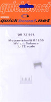 Quickboost QB72 561 Bf 109 weight balance 1/72