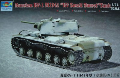 Trumpeter 07232 Танк КВ-1 1941г. 1/72