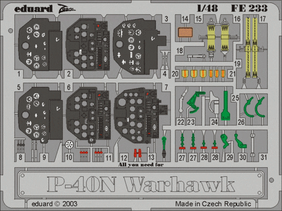 Eduard FE233 P-40N EDU