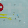 LF Model C7260 Decals Bf 109 over Swiss - Part I. 1/72