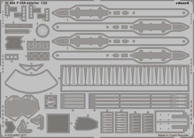 Eduard 32404 F-35A exterior 1/32