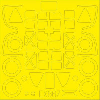 Eduard EX667 Mask 1/48 P-38F/G TFace (TAM)