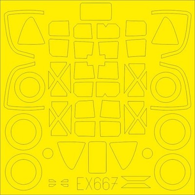 Eduard EX667 Mask 1/48 P-38F/G TFace (TAM)