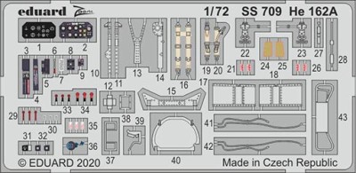 Eduard SS709 1/72 He 162A (SP.HOB.)