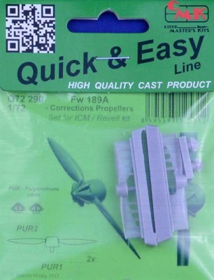 CMK Q72290 Fw 189A correct.propellers (ICM/REV) 1/72