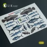 Reskit KA35003 Sea Fish set Type 1 - 3D Decal for dioramas 1/35