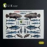 Reskit KA35003 Sea Fish set Type 1 - 3D Decal for dioramas 1/35