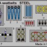 Eduard 49806 F-14A seatbelts STEEL 1/48 TAMIYA