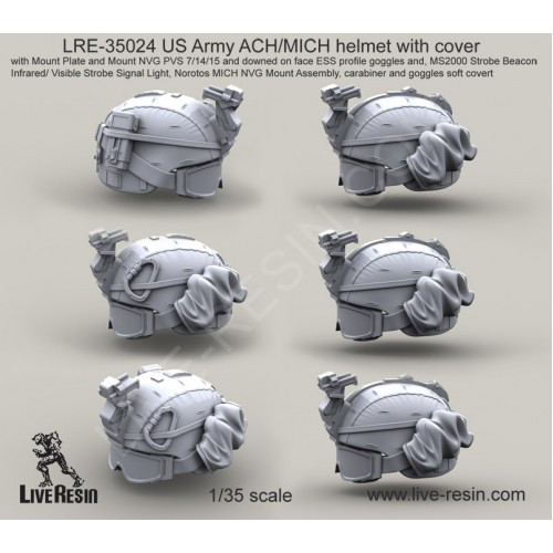 LiveResin LRE35024 US Army ACH/MICH 1/35