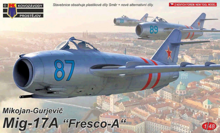 Kovozavody Prostejov KPM-48024 MiG-17A 'Fresco-A' (3x camo, ex-SMER) 1/48