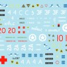 Star Decals 72-A1047 Walcheren Landings. British Tanks and Amphibians participating in the Walcher.n Landings in Holland.Sherman Mk.V Crab Flail Tank, Sherman Mk.V, LVT(A)-2 Buffalo,DUKW, Terrapin Mk.I, M29C Weasel 1/72