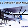 Kora Model KPK72114 A&W SISKIN Mk.IIIDC Estonian Serv. (3x camo) 1/72