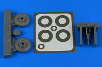 Aires 4808 Macchi Mc.202 early wheels&paint masks (HAS) 1/48