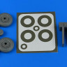 Aires 4808 Macchi Mc.202 early wheels&paint masks (HAS) 1/48