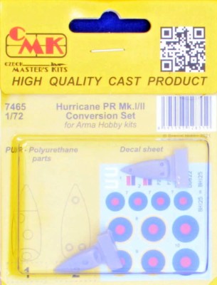 CMK 7465 Hurricane PR Mk.I/II Conv.Set (ARMA HOBBY) 1/72