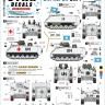 Star Decals 72-A1152 Canadian M113 in Bosnia.Balkan Peacekeepers # 14.M113A2, M113A2 ACAV, M577A1 and M113A2 TUA 1/72